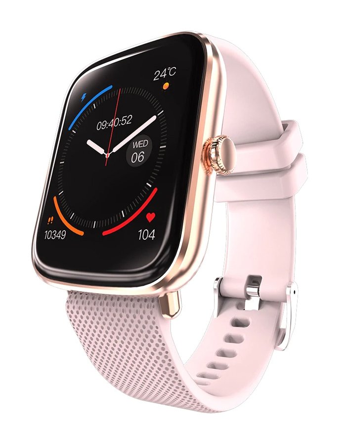 HIFUTURE smartwatch FutureFit Zone, 1.69", IP68, heart rate, ροζ