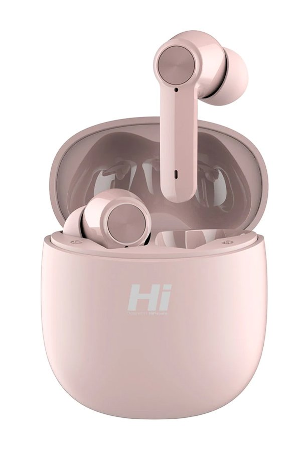 HIFUTURE earphones με θήκη φόρτισης FlyBuds Pro, True Wireless, ροζ