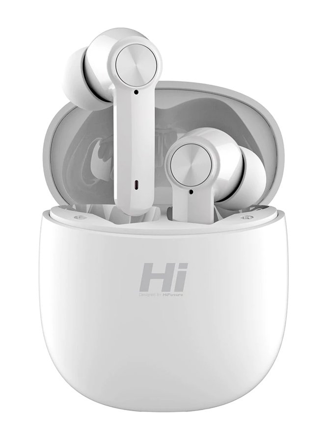 HIFUTURE earphones με θήκη φόρτισης FlyBuds Pro, True Wireless, λευκά