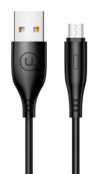 USAMS καλώδιο Micro USB σε USB US-SJ268, 10W, 1m, μαύρο