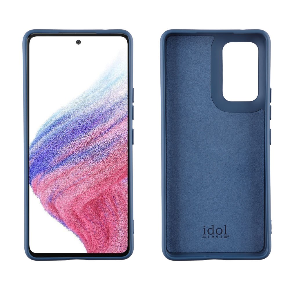 IDOL 1991 ΘΗΚΗ SAMSUNG A53 5G A536 6.5" VELVET TPU 4 SIDE CAMERA GUARD PROTECTION BLUE