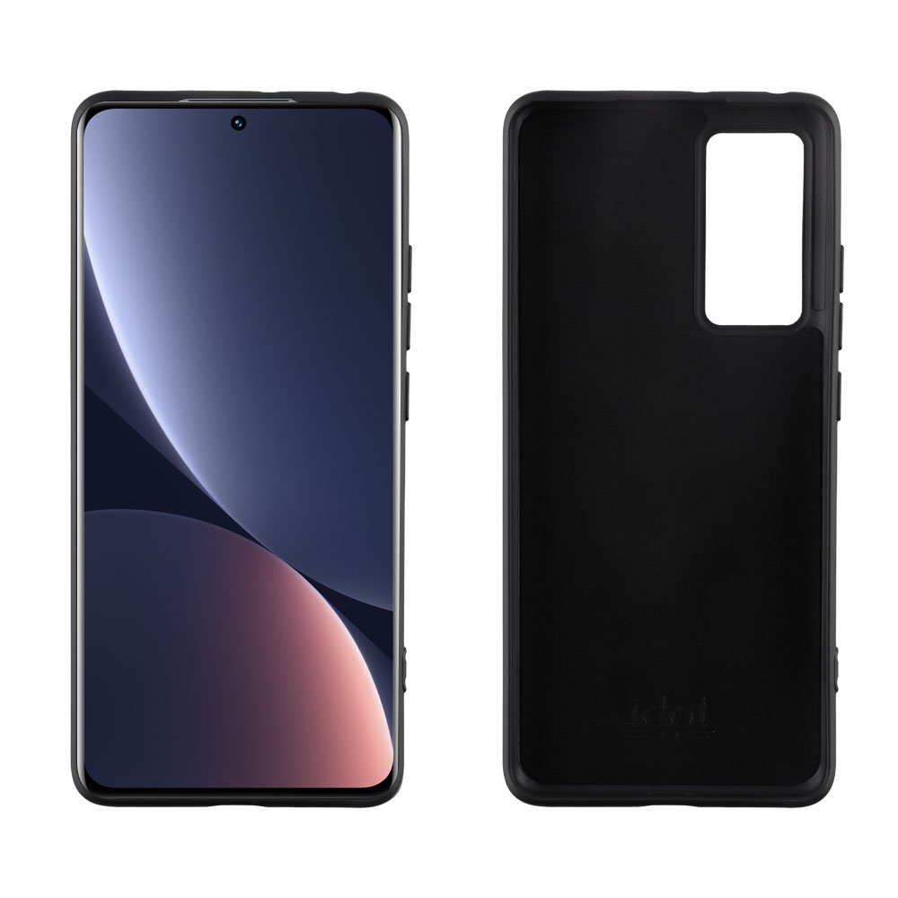 IDOL 1991 ΘΗΚΗ XIAOMI 12/12X 6.28" VELVET TPU 4 SIDE CAMERA GUARD PROTECTION BLACK