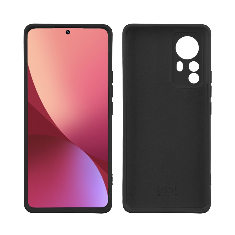 IDOL 1991 ΘΗΚΗ XIAOMI 12 PRO 6.73" VELVET TPU 4 SIDE FULL CAMERA PROTECTION BLACK
