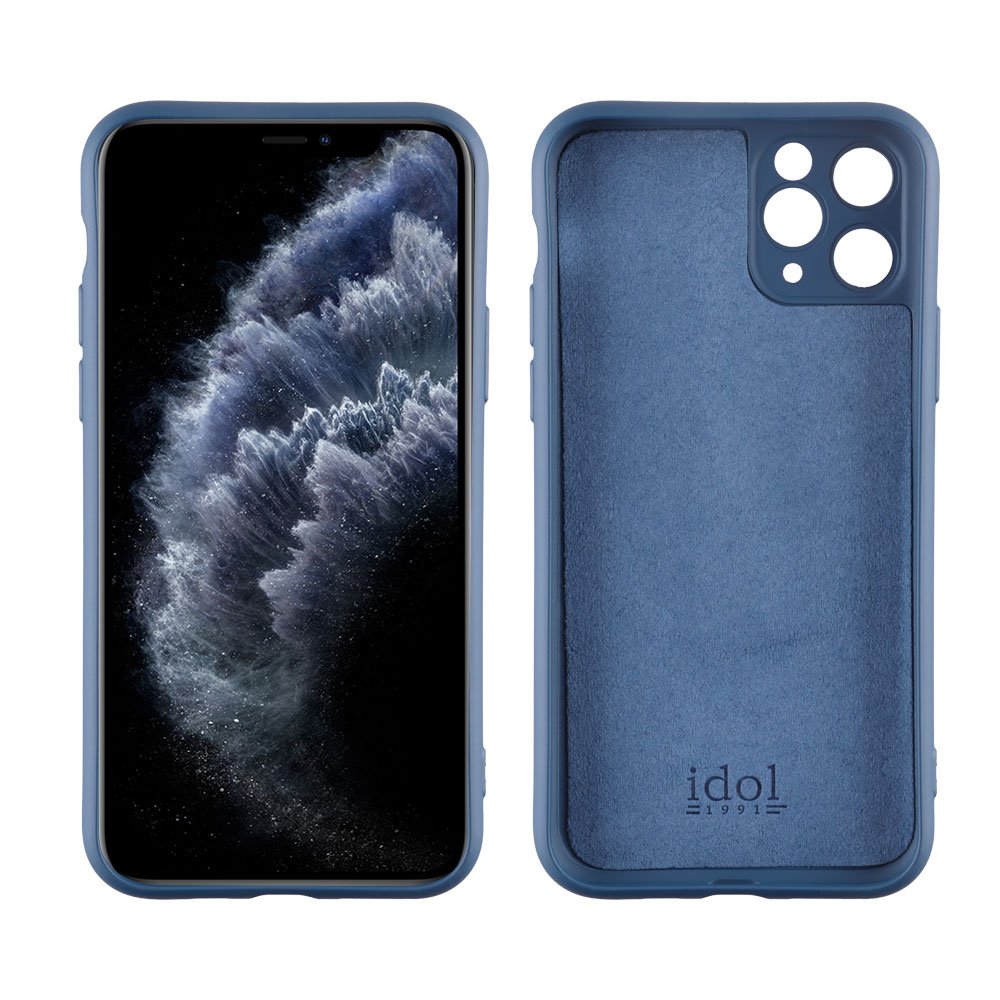 IDOL 1991 ΘΗΚΗ IPHONE 11 PRO 5.8" VELVET TPU 4 SIDE FULL CAMERA PROTECTION BLUE
