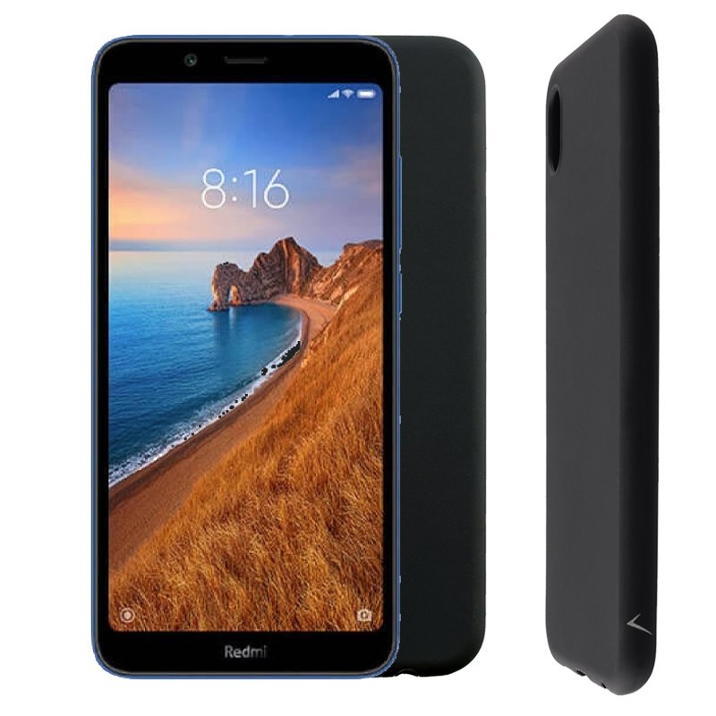 VOLTE-TEL ΘΗΚΗ XIAOMI REDMI 7A 5.45" SILICON TPU BLACK