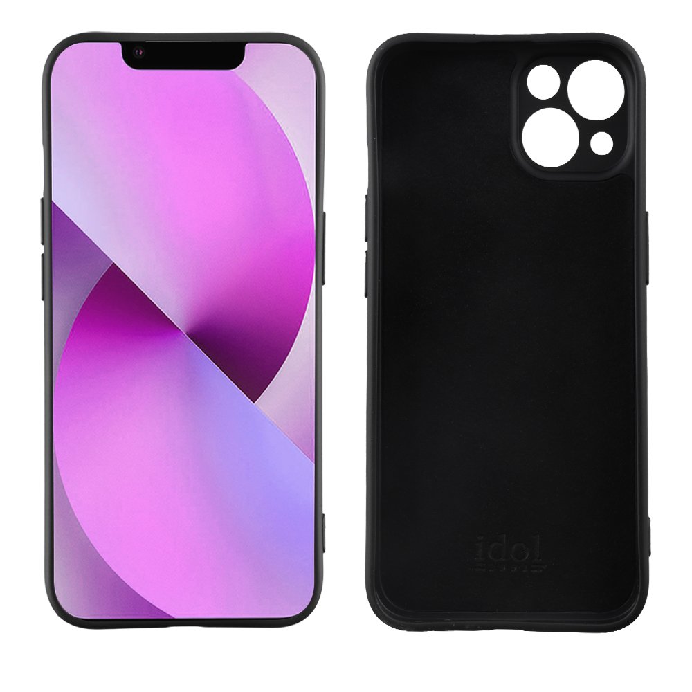 IDOL 1991 ΘΗΚΗ IPHONE 13 6.1" VELVET TPU 4 SIDE FULL CAMERA PROTECTION BLACK