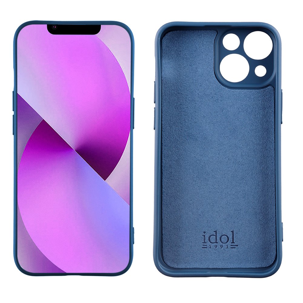IDOL 1991 ΘΗΚΗ IPHONE 13 6.1" VELVET TPU 4 SIDE FULL CAMERA PROTECTION BLUE