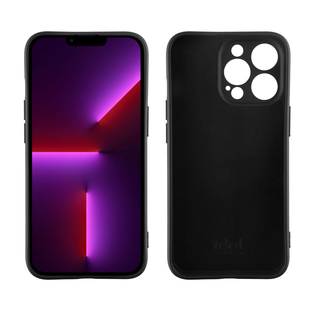 IDOL 1991 ΘΗΚΗ IPHONE 13 PRO 6.1" VELVET TPU 4 SIDE FULL CAMERA PROTECTION BLACK