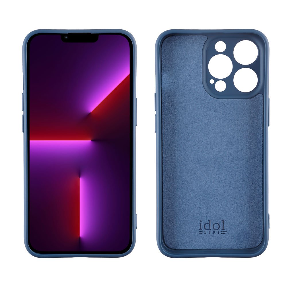 IDOL 1991 ΘΗΚΗ IPHONE 13 PRO 6.1" VELVET TPU 4 SIDE FULL CAMERA PROTECTION BLUE