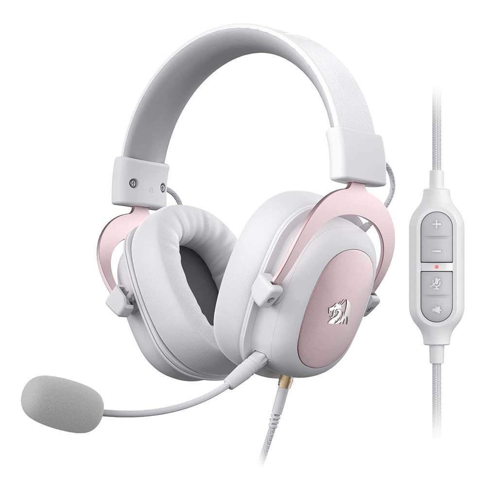 Gaming Ακουστικά - Redragon Zeus H510 White/Pink