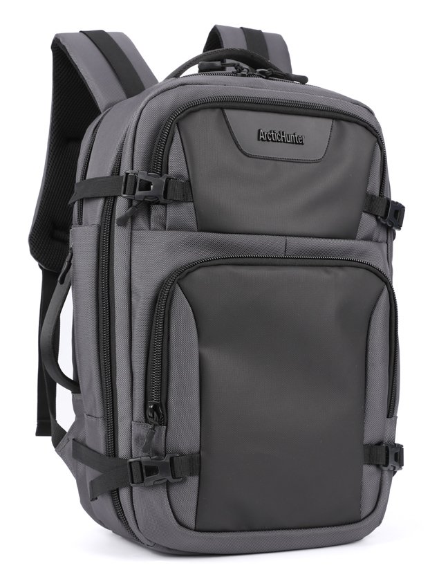 ARCTIC HUNTER τσάντα πλάτης B00191 με θήκη laptop 15.6", γκρι