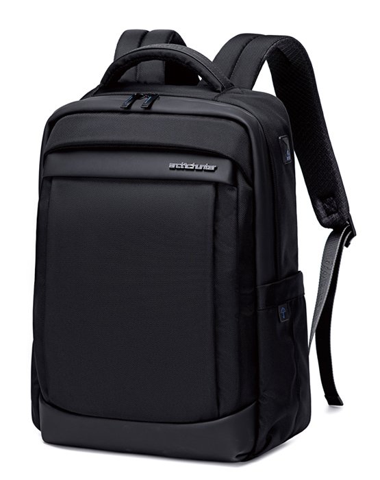 ARCTIC HUNTER τσάντα πλάτης B00478 με θήκη laptop 15.6", μαύρη