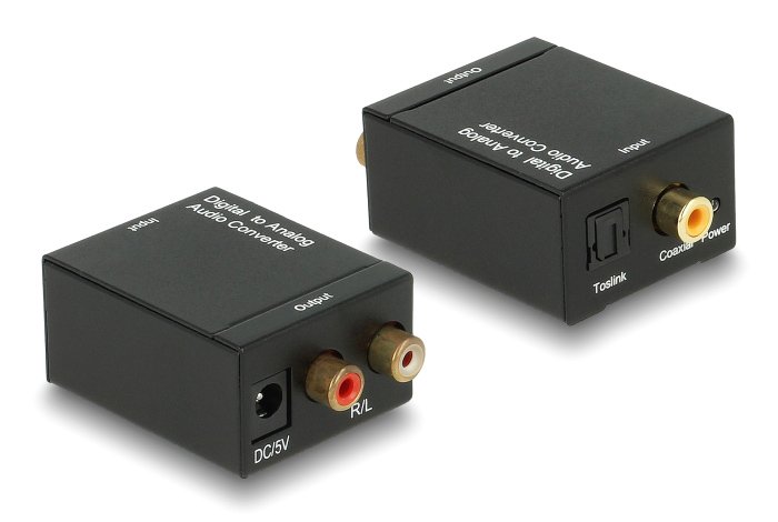 Μετατροπέας ήχου CAB-R019 ψηφιακό σε αναλογικό, Coaxial/Toslink σε 2xRCA