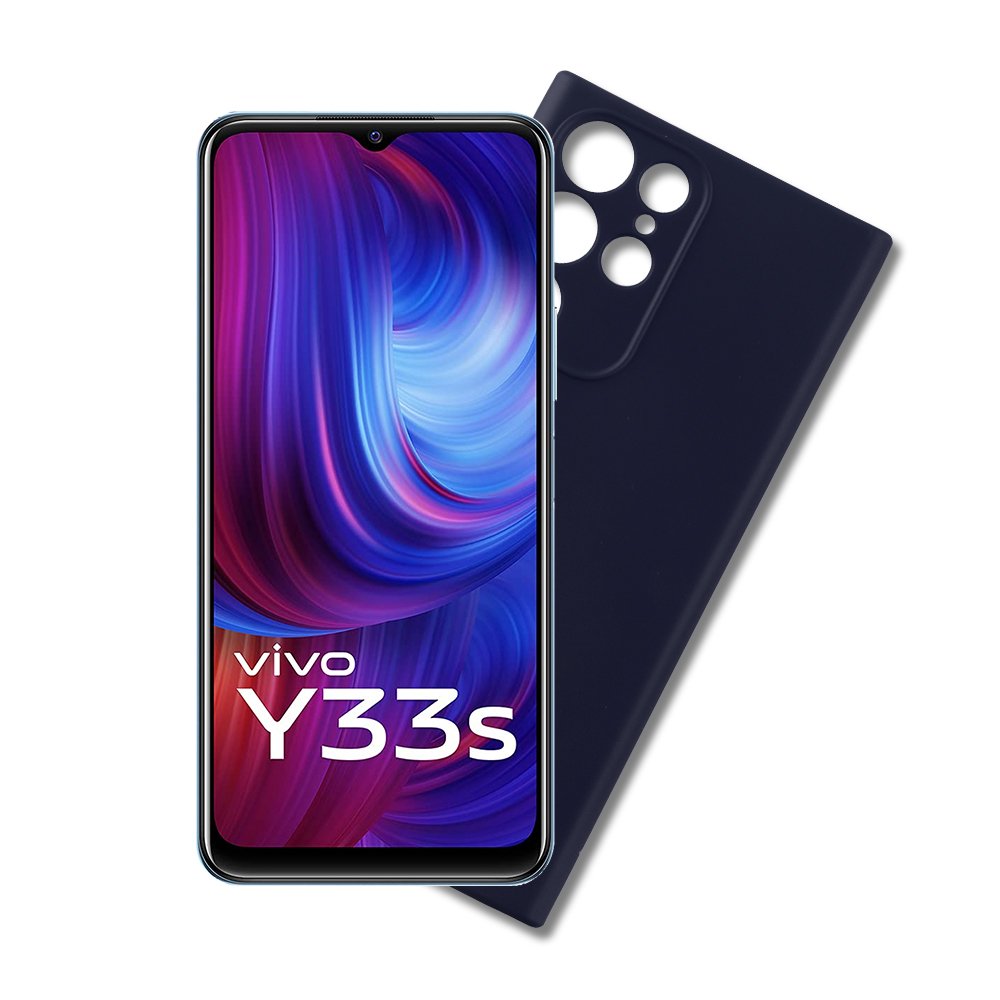 VOLTE-TEL ΘΗΚΗ VIVO Y33s 4G 6.58" SILICON TPU FULL CAMERA PROTECTION BLUE