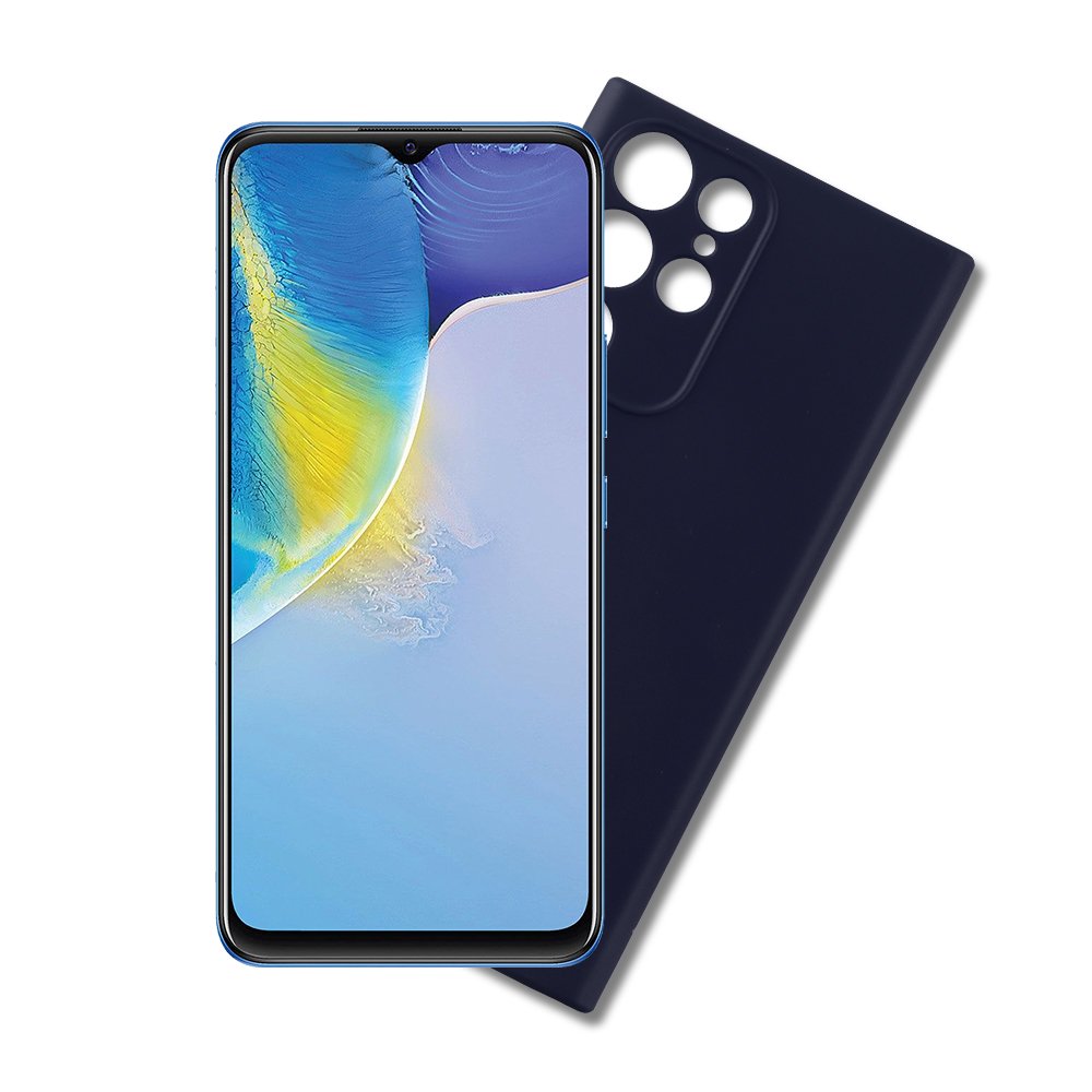 VOLTE-TEL ΘΗΚΗ VIVO Y01 4G 6.51" SILICON TPU CAMERA GUARD BLUE
