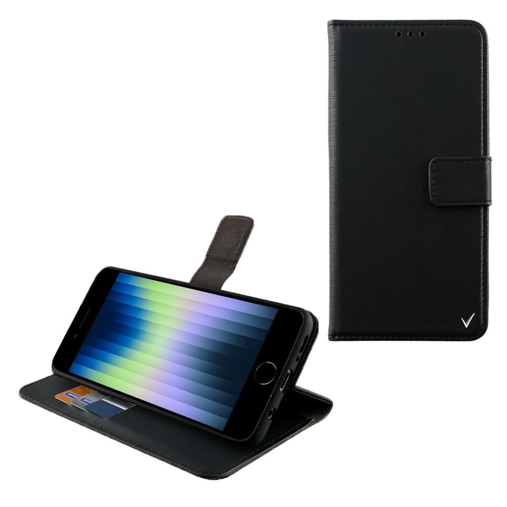 VOLTE-TEL ΘΗΚΗ IPHONE SE 2022/IPHONE SE 2020/IPHONE 8/7 4.7" ALLURE MAGNET BOOK STAND CLIP BLACK