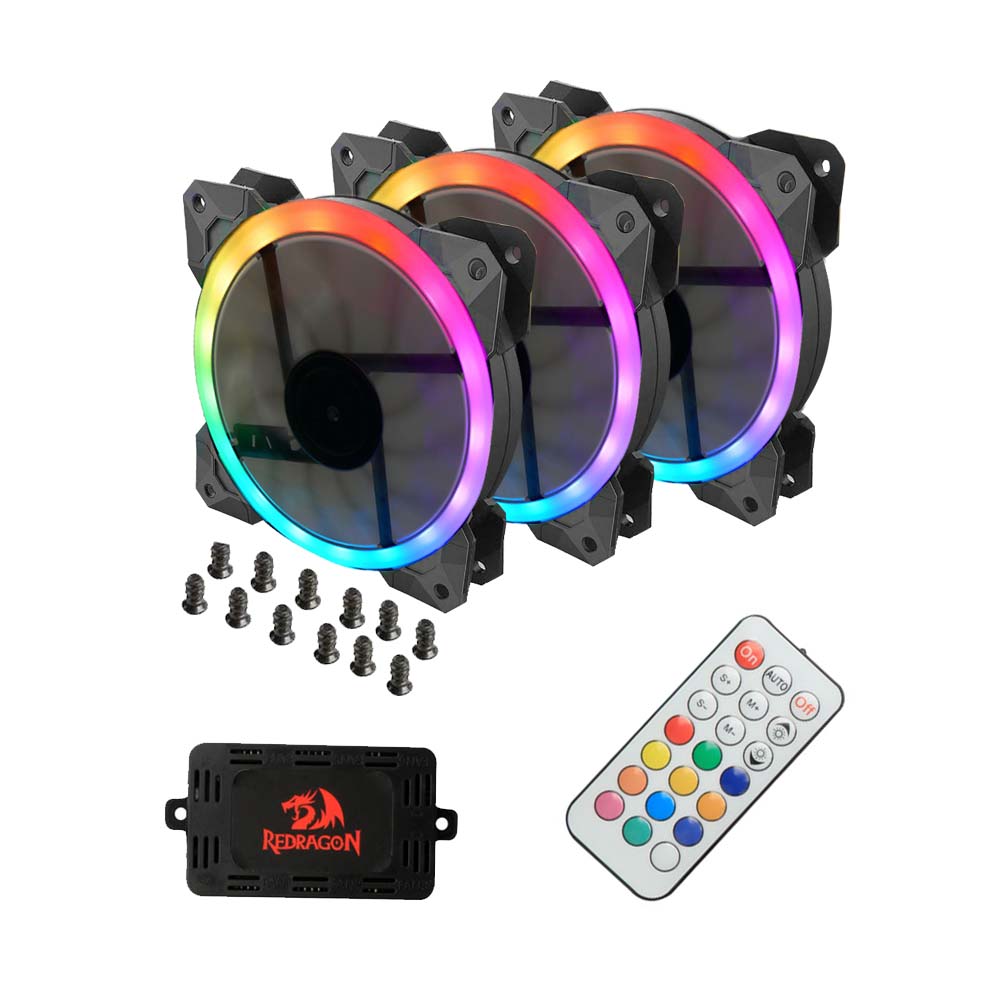 Gaming Cooling Fan - Redragon GC F011 (3 pack)