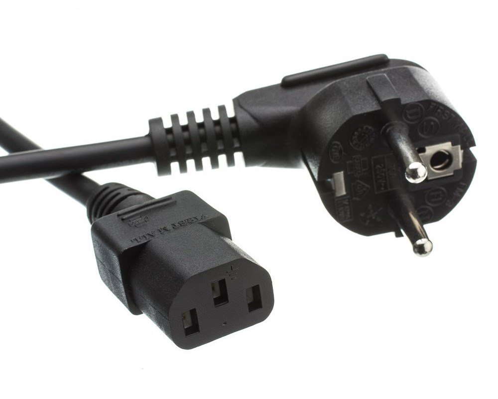 POWERTECH καλώδιο τροφοδοσίας CAB-P029, 3x 0.30mm, 1.5m, μαύρο, 10τμχ