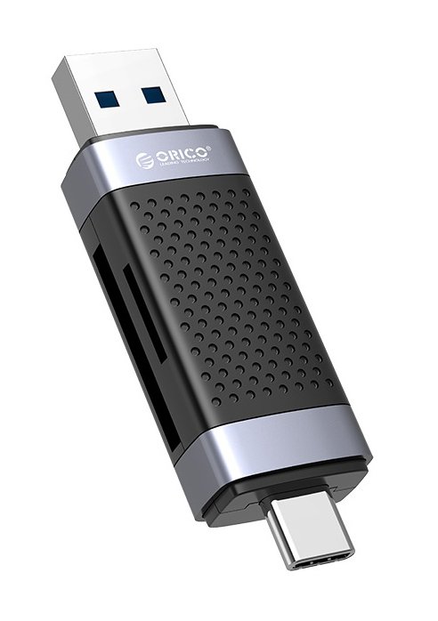 ORICO card reader CD2D-AC2 για SD & Micro SD, USB-C & USB, μαύρο