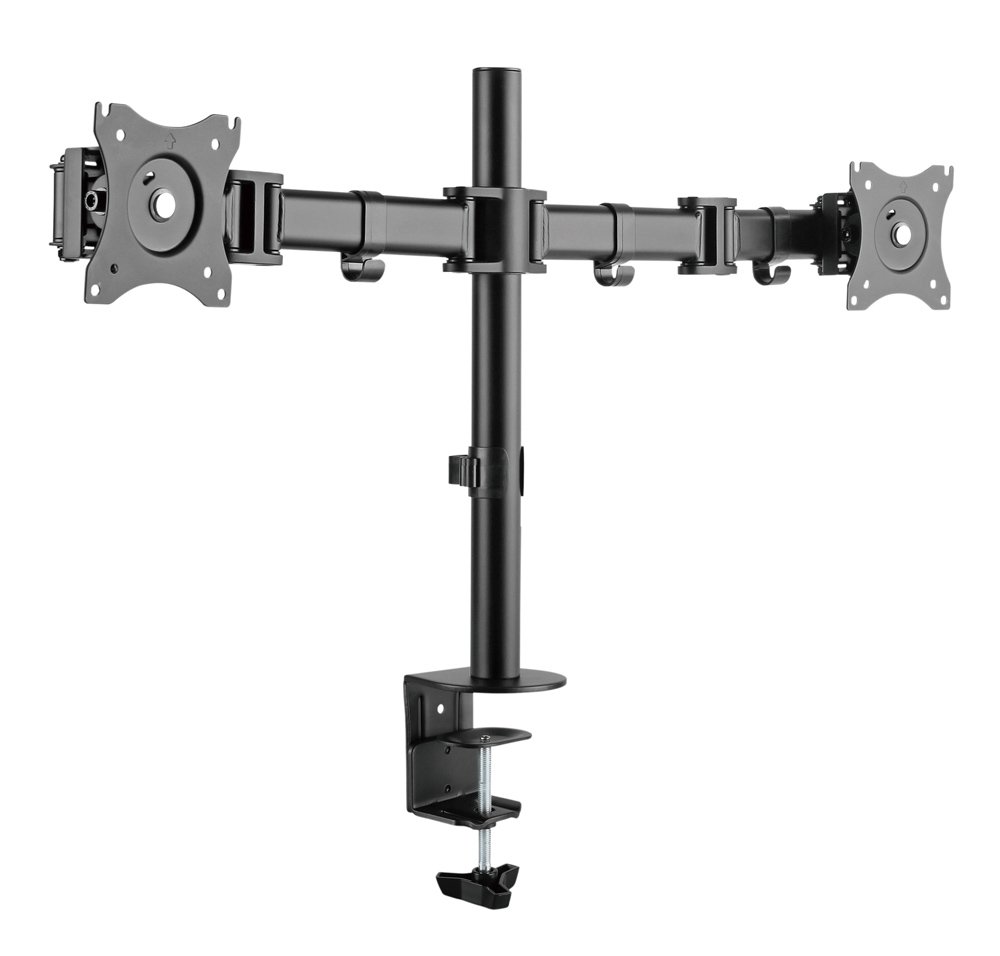 ITECHMOUNT βάση γραφείου MBS-12F για 2 οθόνες 13"-27", 8kg ανά οθόνη