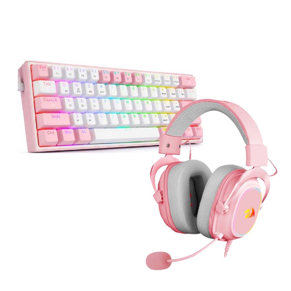 Gaming Πακέτο - Redragon KH2 Pink 2in1 Combo