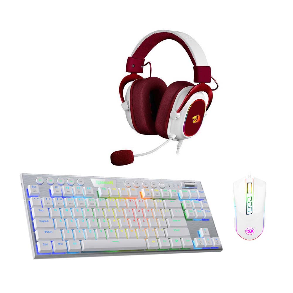Gaming Πακέτο - Redragon KMH2 White 3in1 Combo
