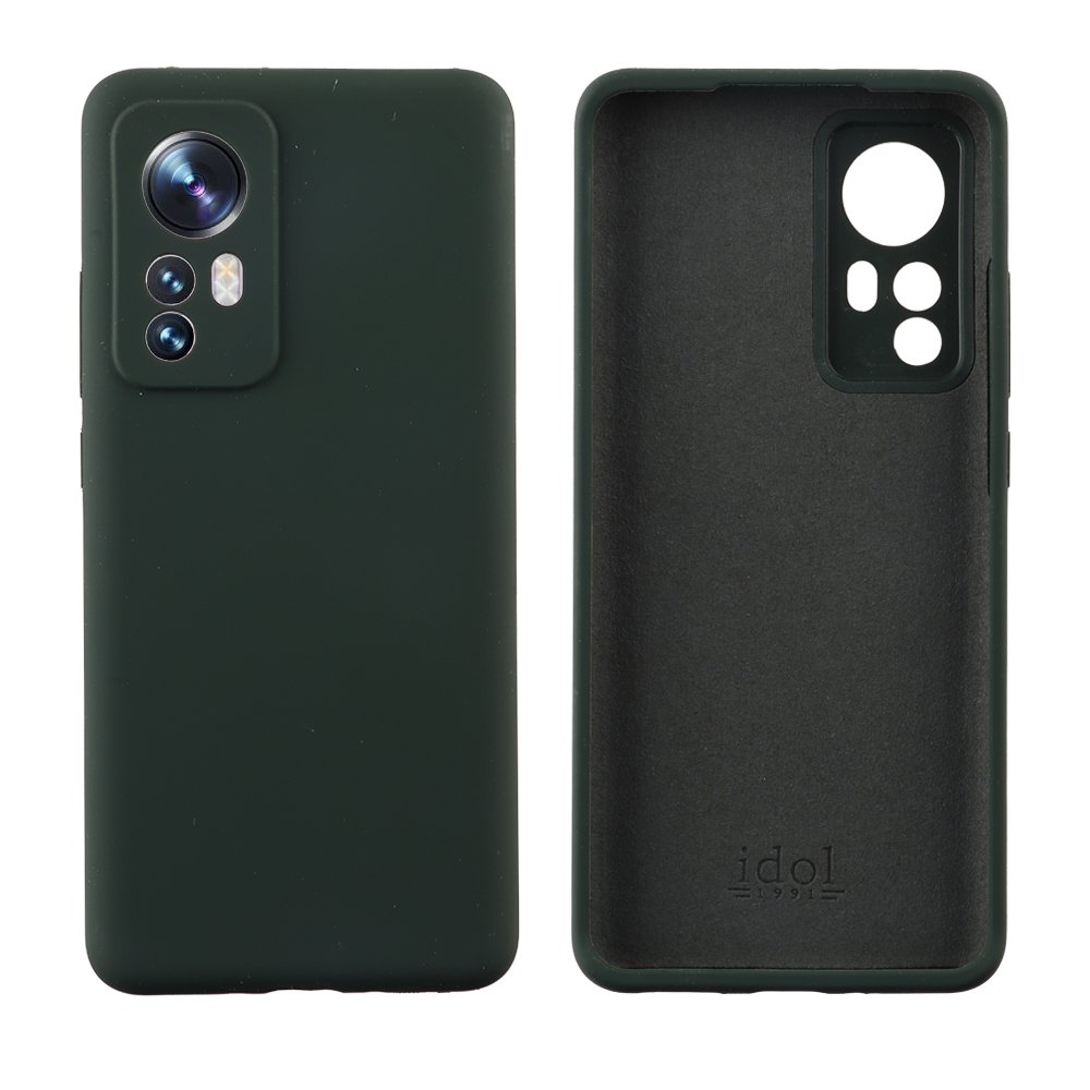 IDOL 1991 ΘΗΚΗ XIAOMI 12/12X 6.28" VELVET ELITE TPU 4 SIDE FULL CAMERA PROTECTION DARK GREEN