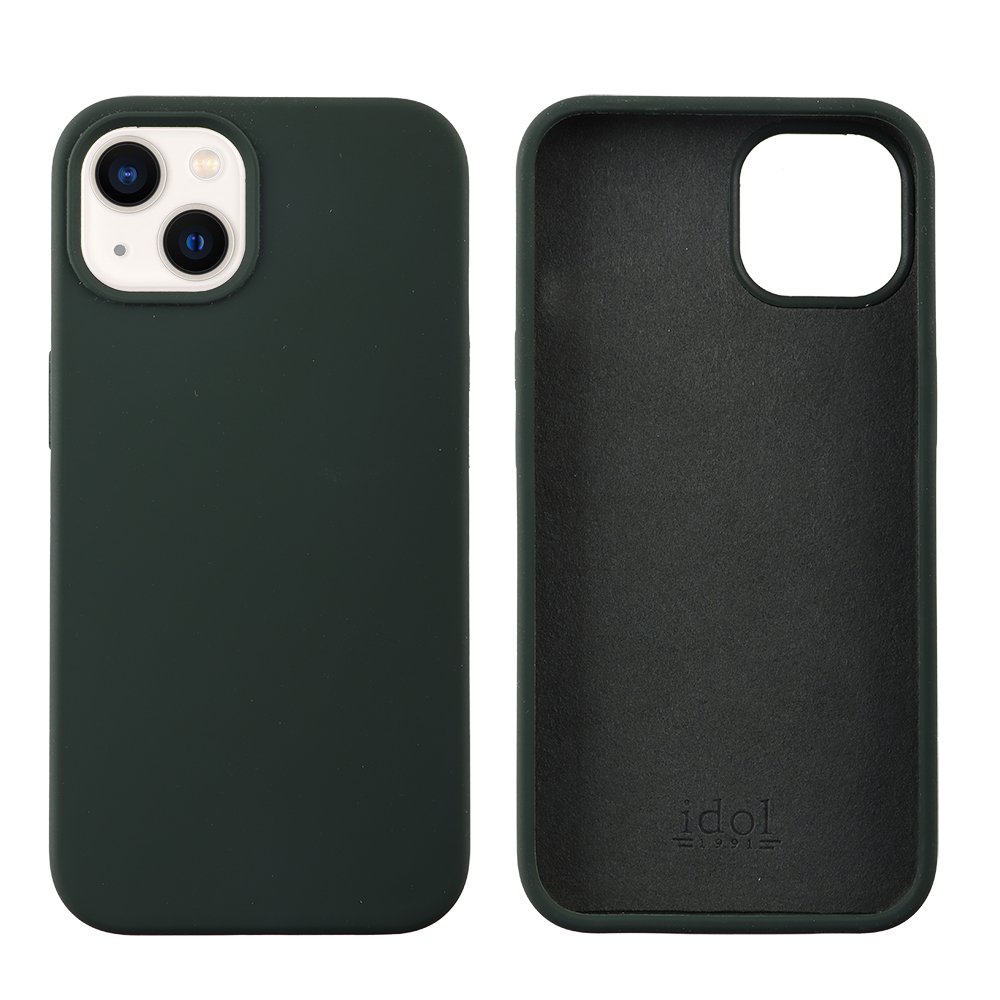 IDOL 1991 ΘΗΚΗ IPHONE 13 6.1" VELVET ELITE TPU 4 SIDE CAMERA GUARD DARK GREEN