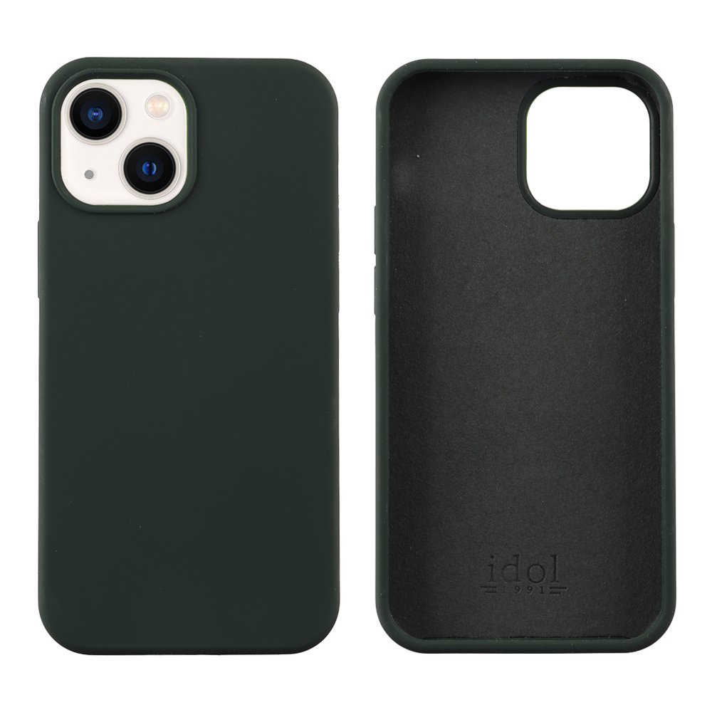 IDOL 1991 ΘΗΚΗ IPHONE 13 MINI 5.4" VELVET ELITE TPU 4 SIDE CAMERA GUARD DARK GREEN