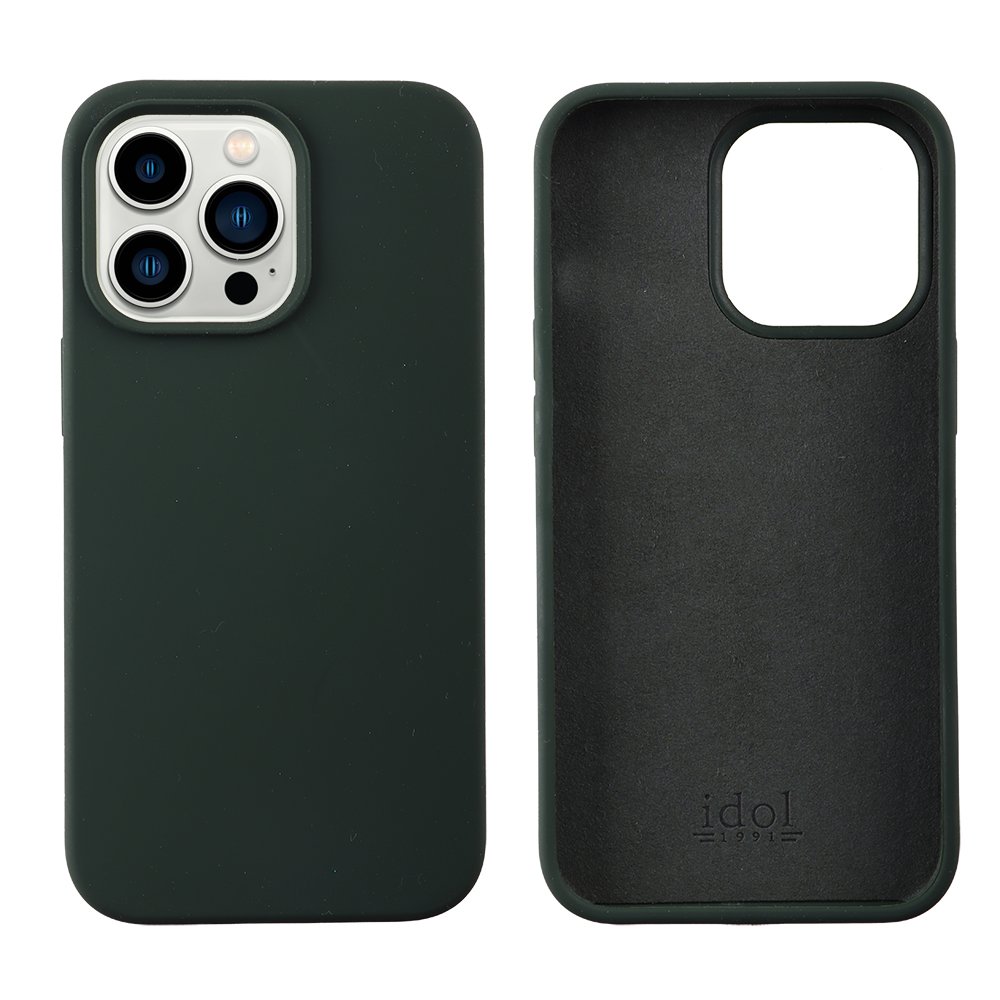 IDOL 1991 ΘΗΚΗ IPHONE 13 PRO 6.1" VELVET ELITE TPU 4 SIDE CAMERA GUARD DARK GREEN
