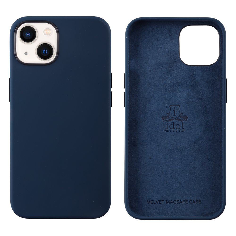 IDOL 1991 ΘΗΚΗ IPHONE 13 6.1" VELVET MAGSAFE TPU CAMERA GUARD BLUE