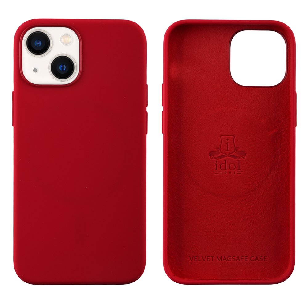 IDOL 1991 ΘΗΚΗ IPHONE 13 6.1" VELVET MAGSAFE TPU CAMERA GUARD RED
