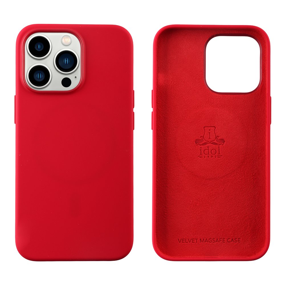 IDOL 1991 ΘΗΚΗ IPHONE 13 PRO 6.1" VELVET MAGSAFE TPU CAMERA GUARD RED