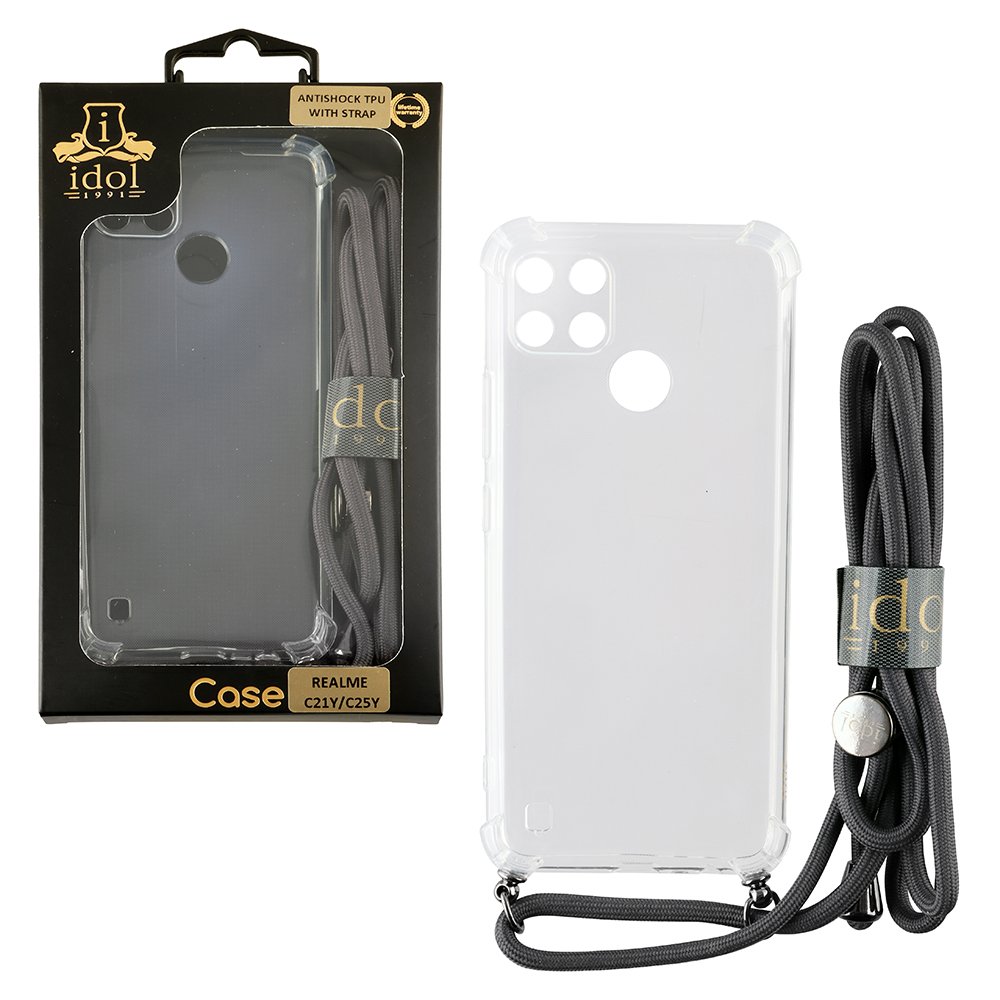 IDOL 1991 ΘΗΚΗ XIAOMI REDMI 9A/REDMI 9AT 6.53" ANTISHOCK AIR TPU WITH STRAP FULL CAMERA PROTECTION ΔΙΑΦΑΝΗ