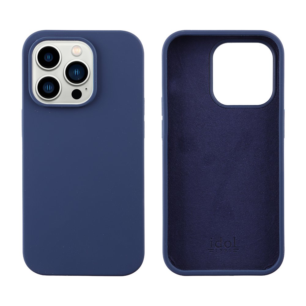 IDOL 1991 ΘΗΚΗ IPHONE 14 6.1" VELVET ELITE TPU 4 SIDE CAMERA GUARD BLUE