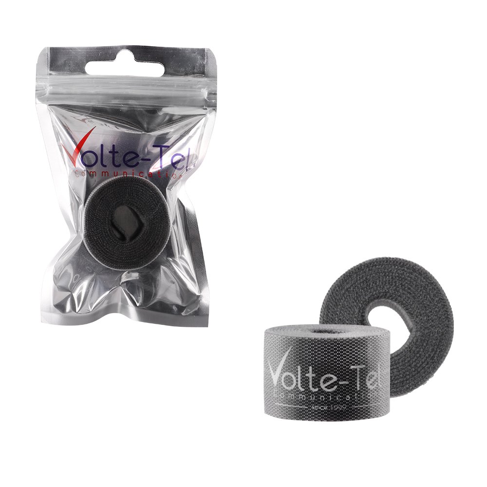 VOLTE-TEL VELCRO CABLE MANAGEMENT 25x1.2mm 1m GREY