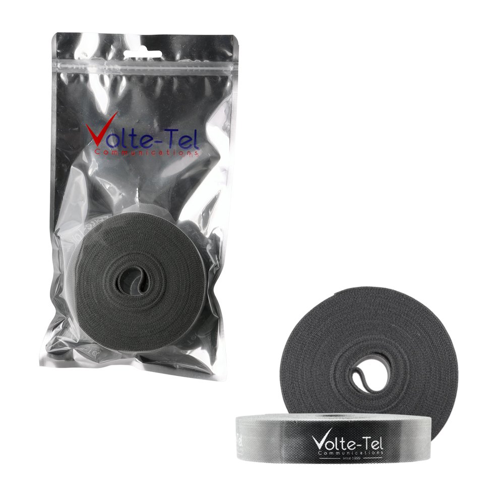 VOLTE-TEL VELCRO CABLE MANAGEMENT 25x1.2mm 10m GREY
