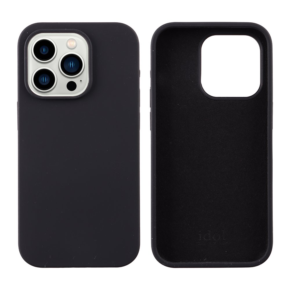 IDOL 1991 ΘΗΚΗ IPHONE 14 PRO 6.1" VELVET ELITE TPU 4 SIDE CAMERA GUARD BLACK
