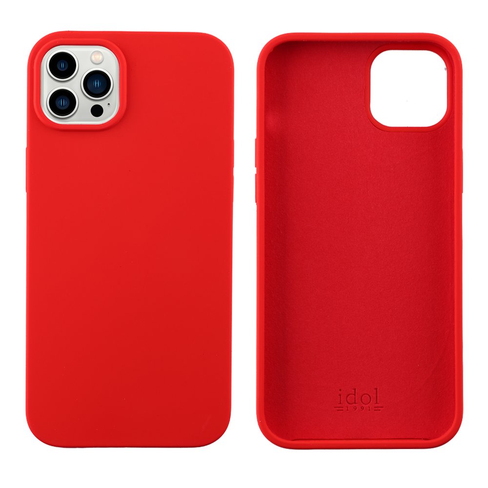 IDOL 1991 ΘΗΚΗ IPHONE 14 PLUS 6.7" VELVET ELITE TPU 4 SIDE CAMERA GUARD RED