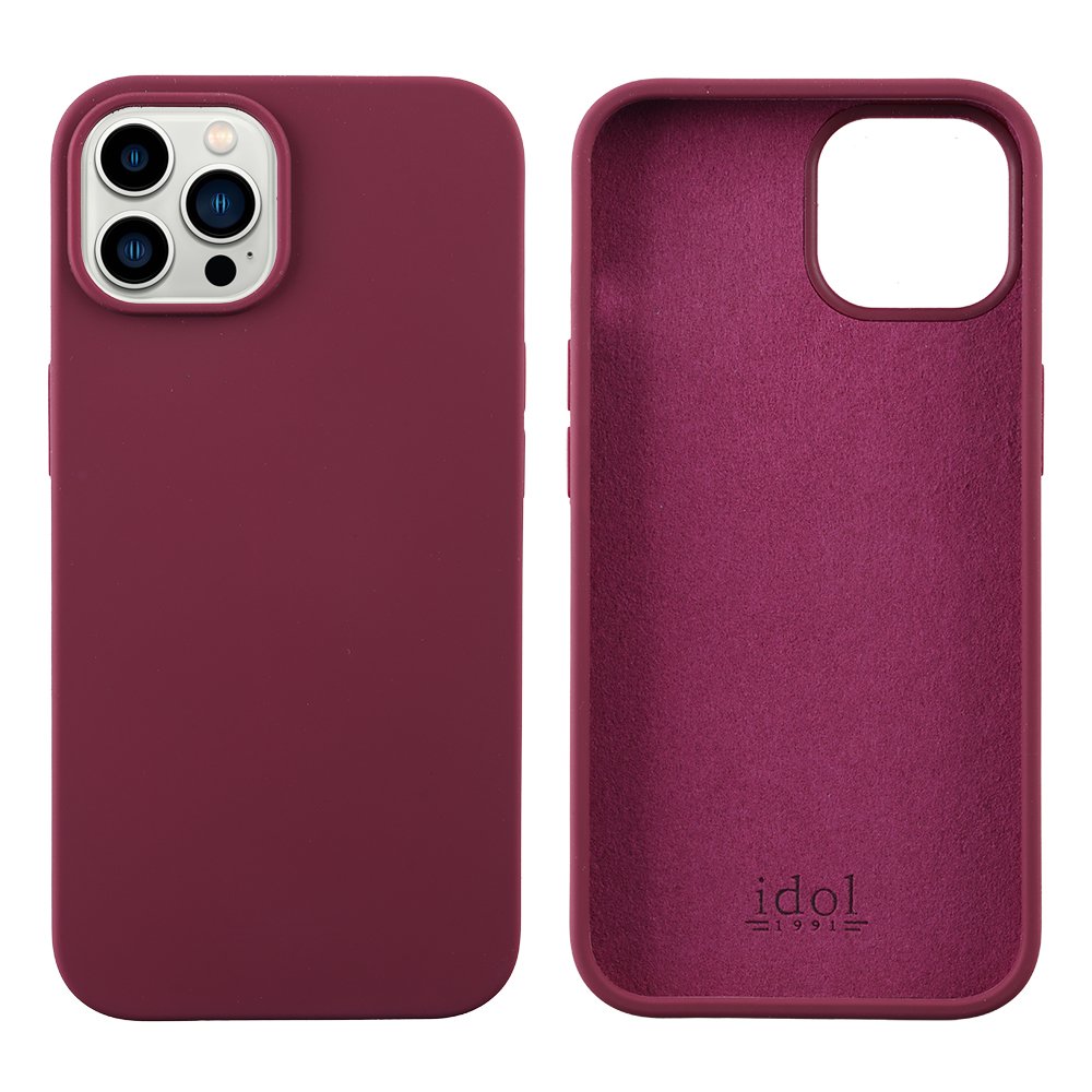 IDOL 1991 ΘΗΚΗ IPHONE 14 6.1" VELVET ELITE TPU 4 SIDE CAMERA GUARD BURGUNDY