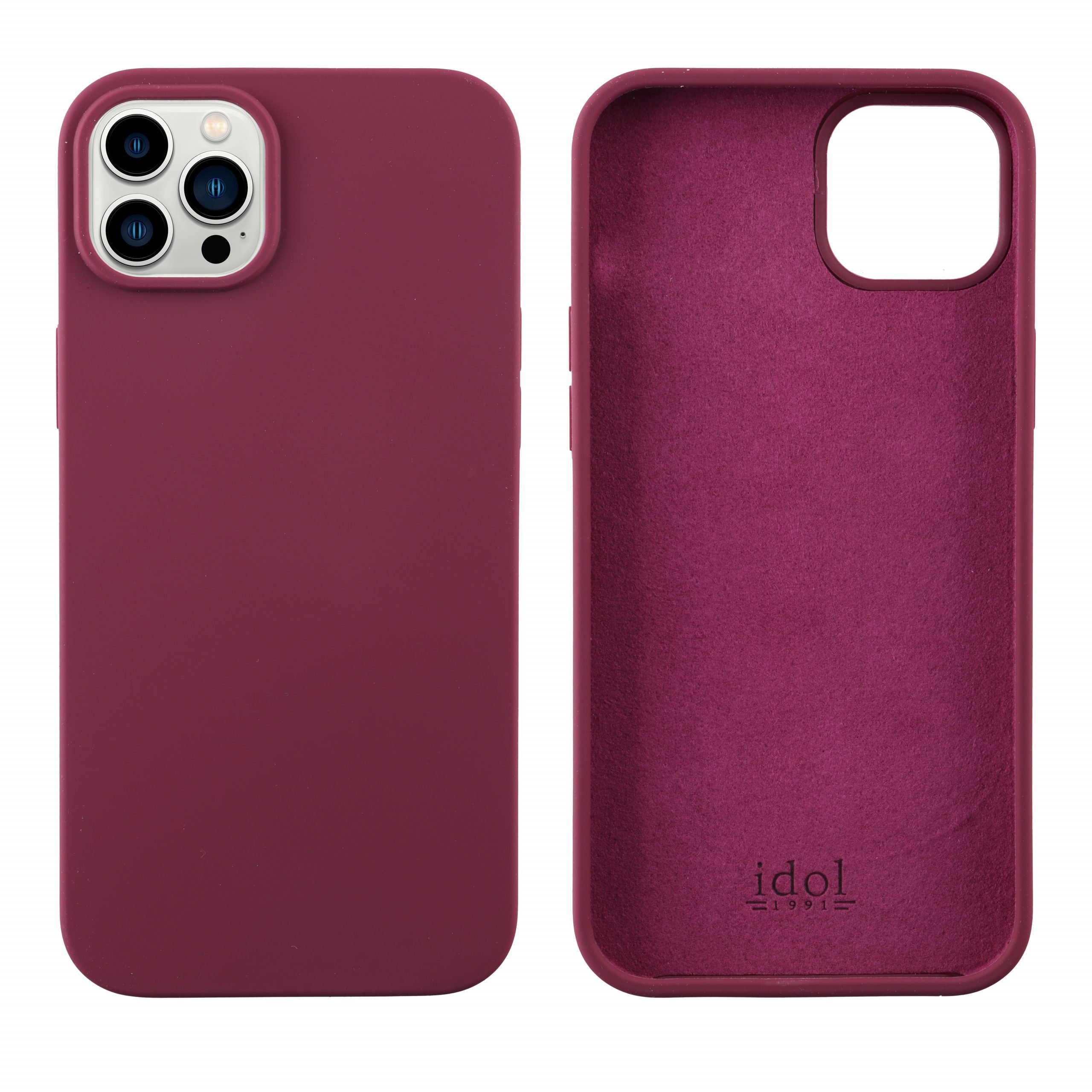 IDOL 1991 ΘΗΚΗ IPHONE 14 PLUS 6.7" VELVET ELITE TPU 4 SIDE CAMERA GUARD BURGUNDY