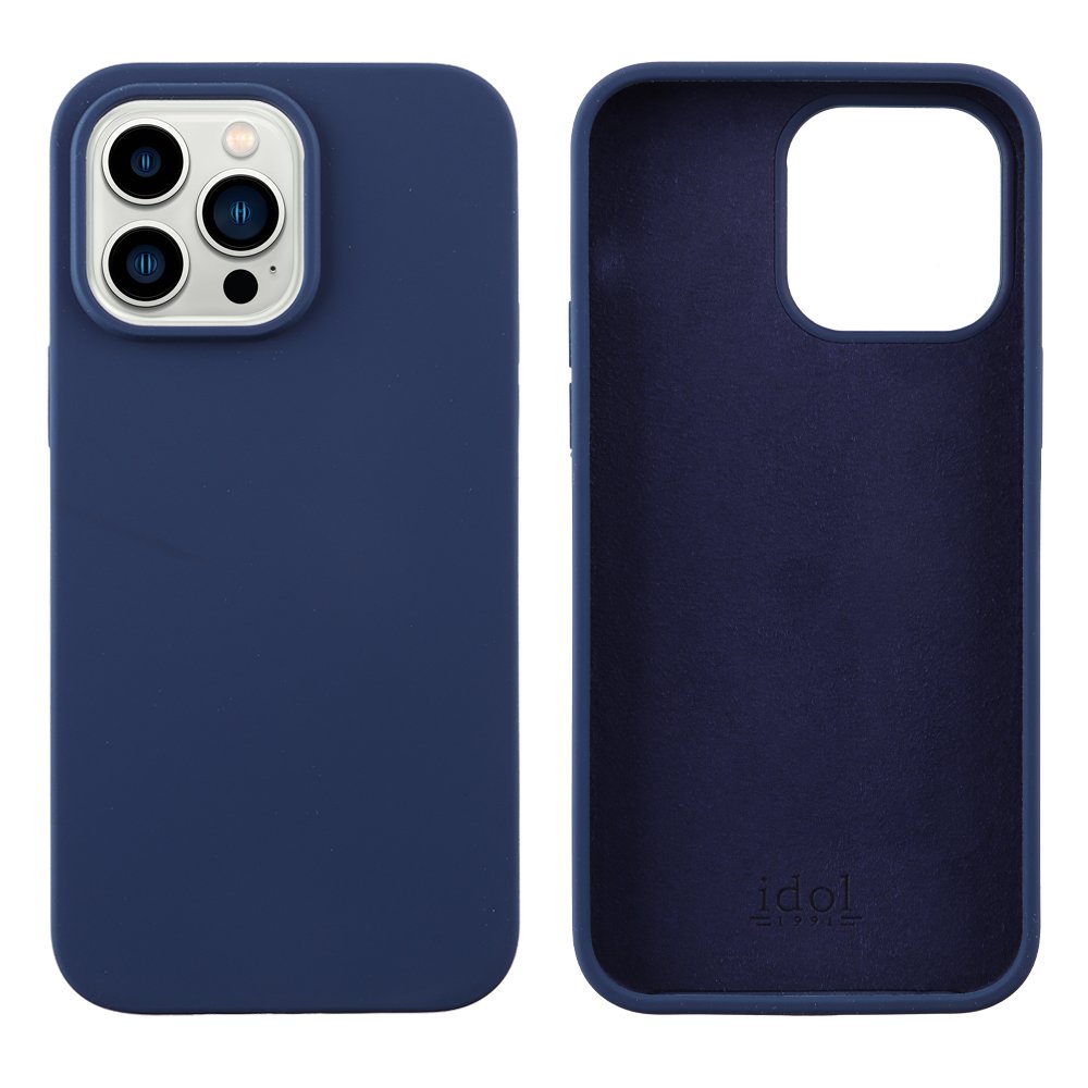 IDOL 1991 ΘΗΚΗ IPHONE 14 PRO MAX 6.7" VELVET ELITE TPU 4 SIDE CAMERA GUARD BLUE