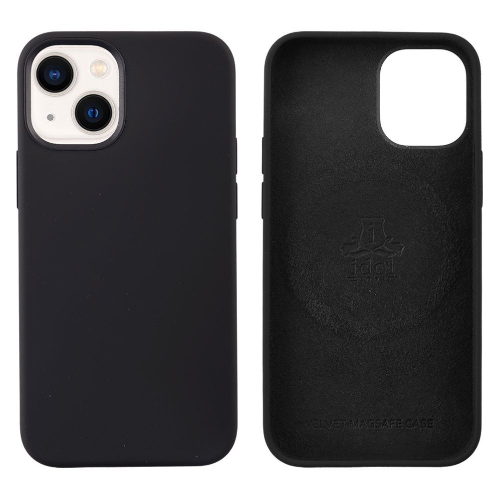 IDOL 1991 ΘΗΚΗ IPHONE 13 MINI 5.4" VELVET MAGSAFE TPU CAMERA GUARD BLACK