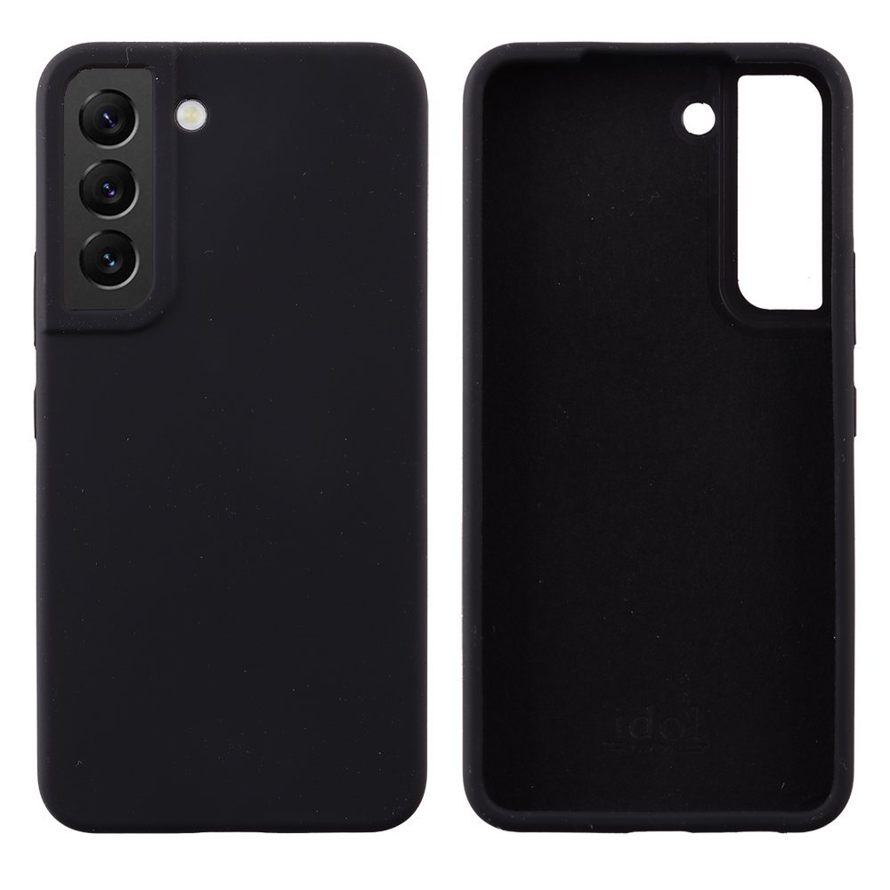 IDOL 1991 ΘΗΚΗ SAMSUNG S22 5G S901 6.1" VELVET ELITE TPU 4 SIDE CAMERA GUARD BLACK