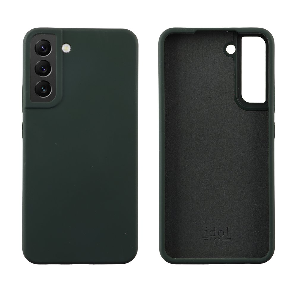IDOL 1991 ΘΗΚΗ SAMSUNG S22 PLUS 5G S906 6.6" VELVET ELITE TPU 4 SIDE CAMERA GUARD DARK GREEN