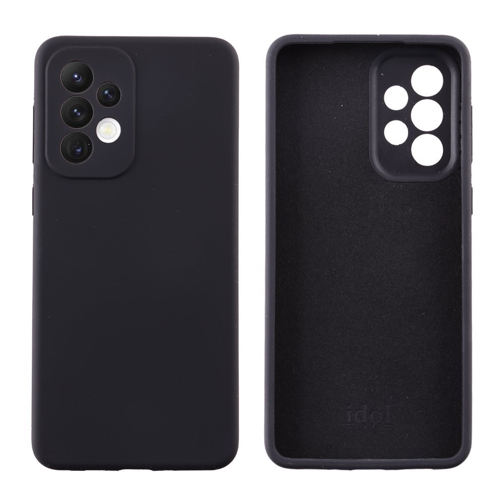 IDOL 1991 ΘΗΚΗ SAMSUNG A33 5G A336 6.4" VELVET ELITE TPU 4 SIDE FULL CAMERA PROTECTION BLACK