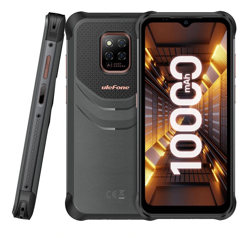ULEFONE smartphone Power Armor 14 Pro, 6.52", 6/128GB, 10000mAh, μαύρο