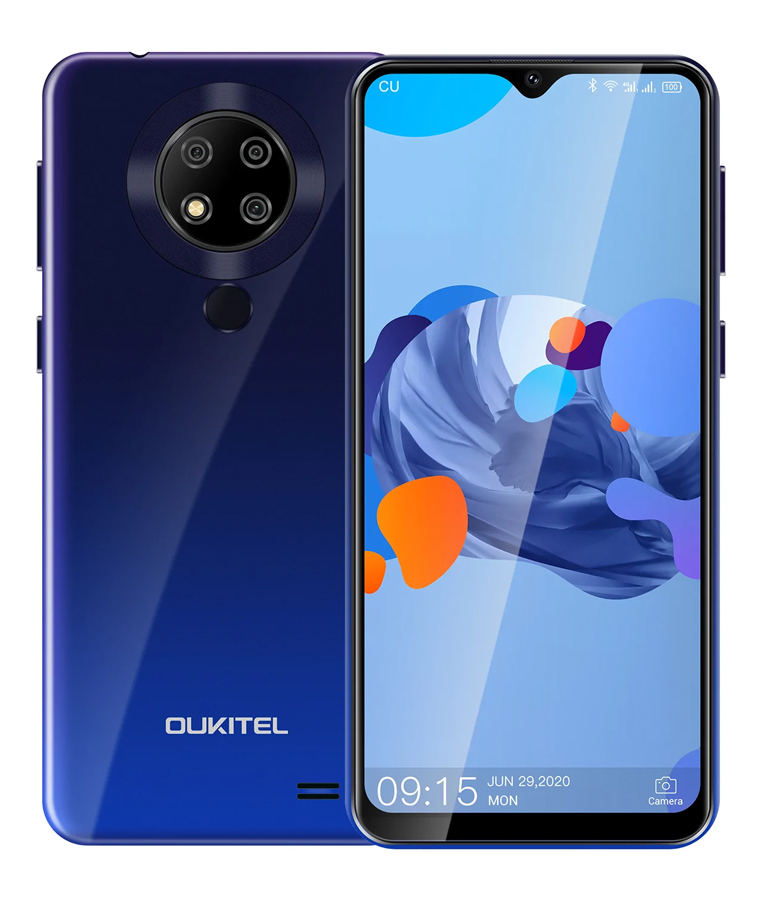 OUKITEL Smartphone C19 Pro, 6.49", 4/64GB, Android 10 Go Edition, μπλε