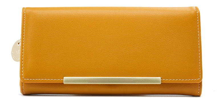 ROXXANI γυναικείο πορτοφόλι LBAG-0013, κίτρινο