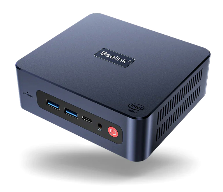 BEELINK mini PC U59, Intel CPU N5105, 16GB, 500GB SSD, Windows 11 Pro